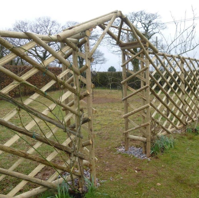 Rustic Trellis Arch Hartwells Fencing