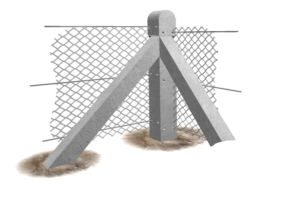 Concrete Post for Chain Link Fence Hartwells Fencing